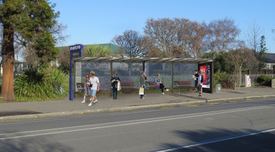 Artist impression Shirley Road bus shelter