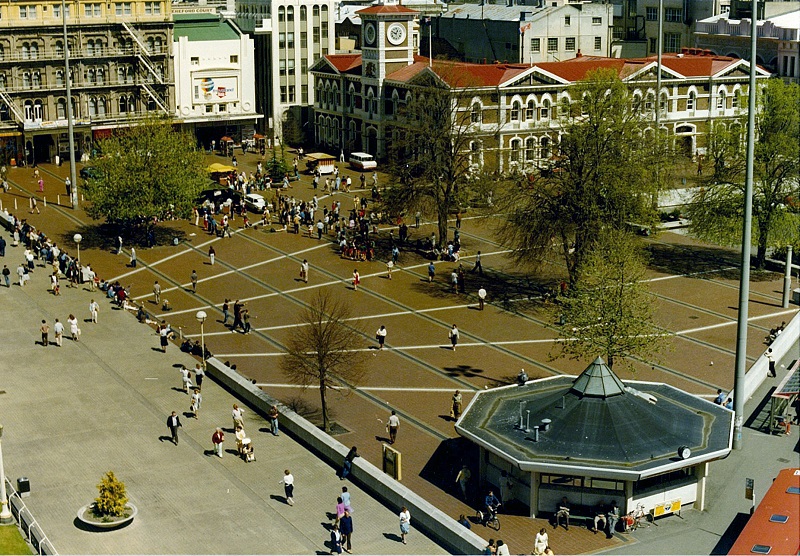 Cathedral Square in the early 1970s