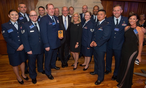 Photo of the 304th Expeditionary Airlift squadron representatives