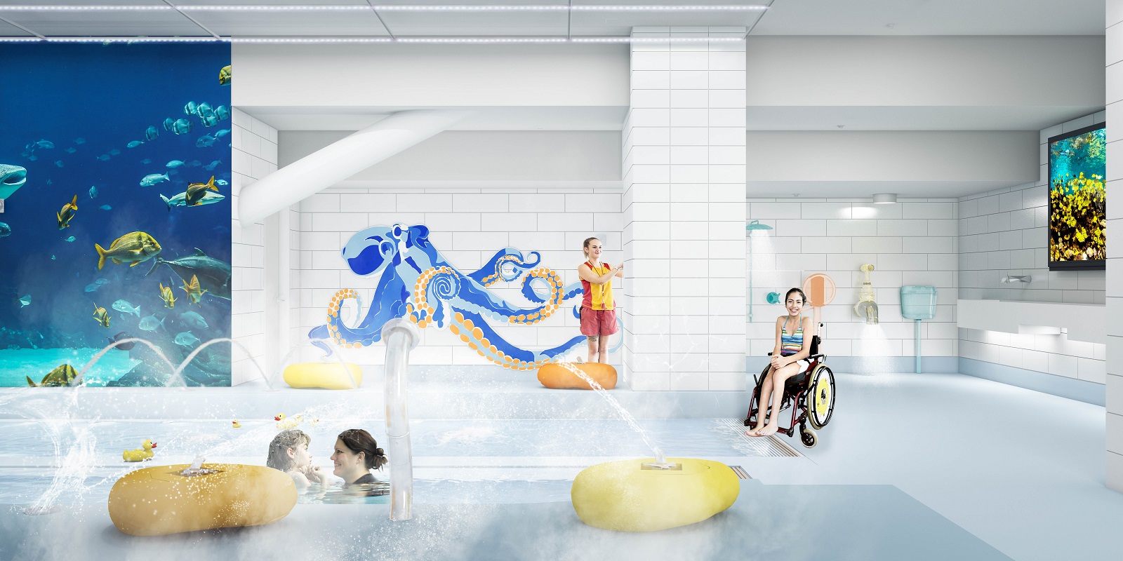 Metro Sports Facility Aquatic Sensory Experience