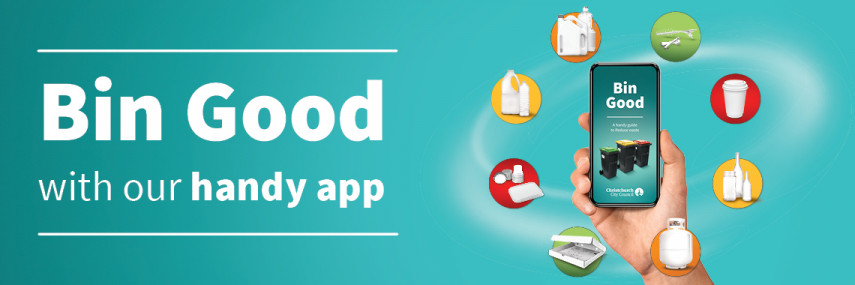 Bin good with our handy app Bin good with our handy app