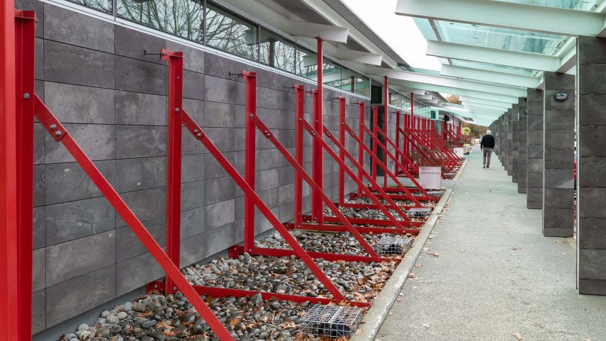 The structural support at South Library